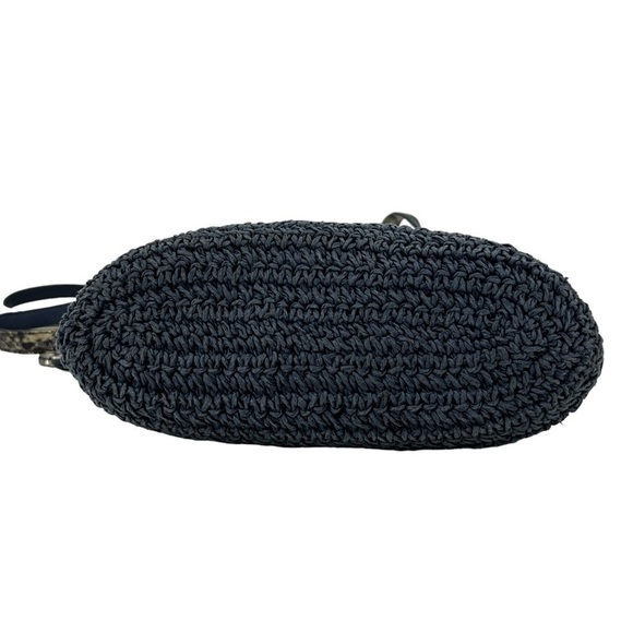 Brighton Blue and Tan Crossbody Bag - Picture 3 of 13